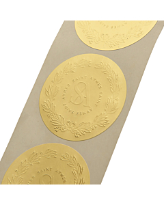Embossed Stickers
