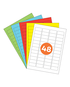 A4 Label Sheets 48 Labels Per Sheet 46x21mm