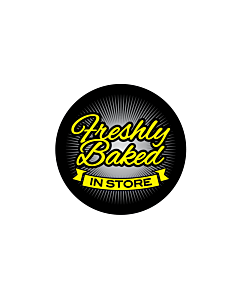 Freshly Baked in Store Labels