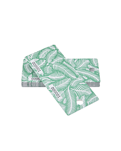 Green Leaf Cloakroom Tags