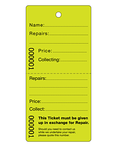 2-Part Repair Tags