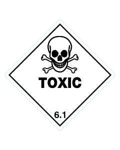 Toxic 6.1 Labels