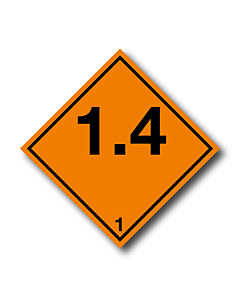 Explosive 1.4 Labels