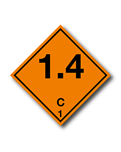 Explosive 1.4C Labels