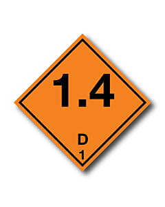 Explosive 1.4D Labels