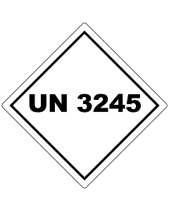UN 3245 Labels 100x100mm
