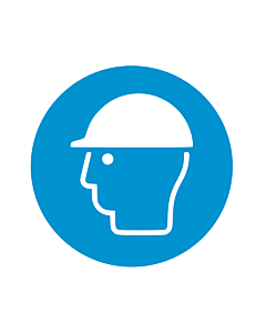 Wear Head Protection Labels