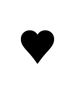Black Heart Stickers 15x15mm