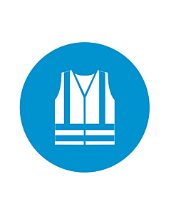 Wear High Visibility Clothing Labels