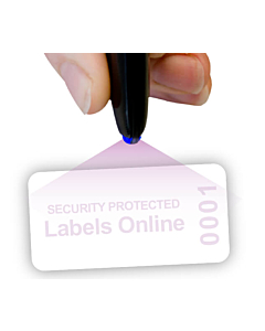 Personalised Invisible Asset Labels 50x25mm