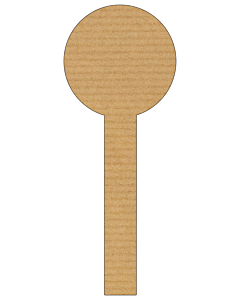 Kraft Jar Seal Labels 35x90mm