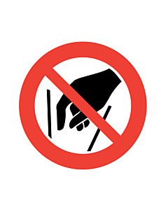 No Reaching In Labels