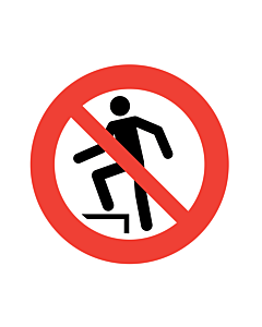 No Stepping on Surface Labels