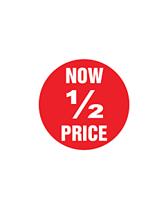 Now 1/2 Price Stickers