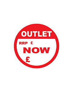 Outlet RRP / Now Stickers