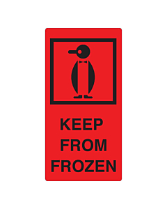 Keep From Frozen Labels 75x150mm