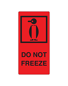 Do Not Freeze Labels 75x150mm