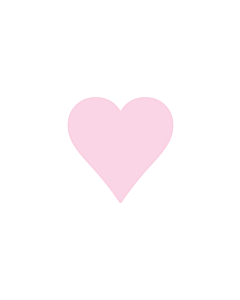Pink Heart Stickers 15x15mm