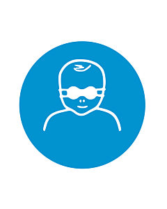 Protect Infants Eyes with Opaque Eye Protection Labels