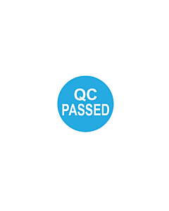 QC Passed Labels 10mm (204 labels per pack)