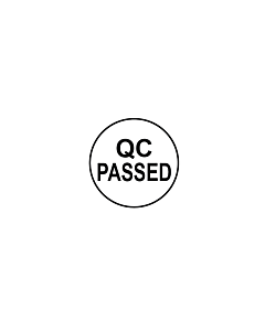 QC Passed Labels 10mm 