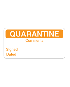 Quarantine Labels