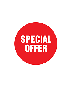 Red Special Offer Stickers