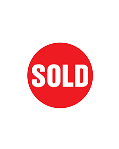 Sold Stickers 30mm