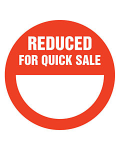 Reduced for Quick Sale Stickers 50mm