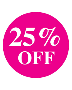 Magenta 25% Off Stickers