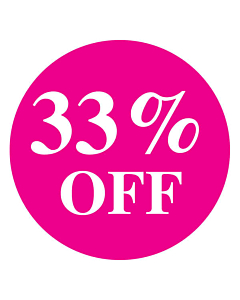 Magenta 33% Off Stickers