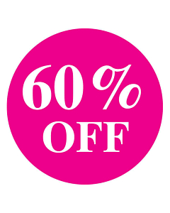 Magenta 60% Off Stickers