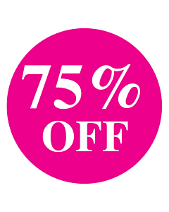 Magenta 75% Off Stickers