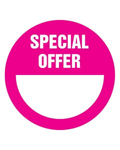 Magenta Special Offer Stickers