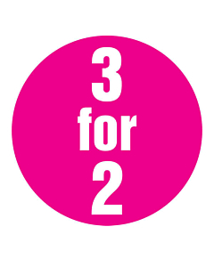 Magenta 3 for 2 Stickers