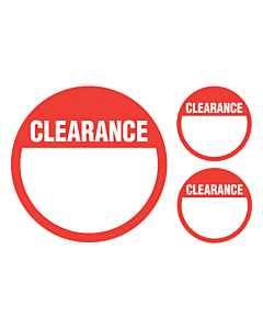 Clearance Stickers 50 & 24mm