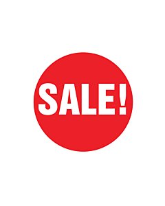 Red Sale Stickers