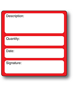 Stock Take Labels 150x150mm