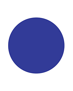 Blank Blue Stickers 50mm