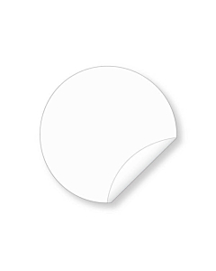 38mm Biodegradable Clear Seal Sticker