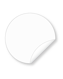 50mm Biodegradable Clear Seal Sticker