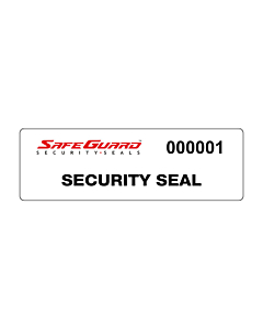 SafeGuard No Residue Void Seal Labels 125x35mm
