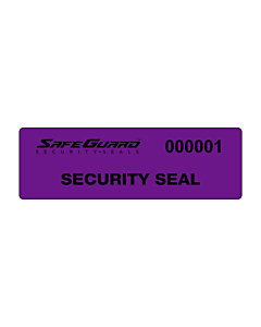 SafeGuard No Residue Seal Labels 125x35mm