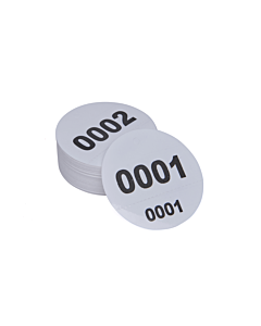 Circular Cloakroom Tags