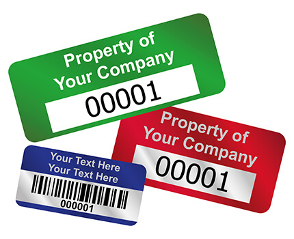 Tamper Evident Asset Labels